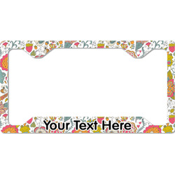 Wild Garden License Plate Frame - Style C (Personalized)