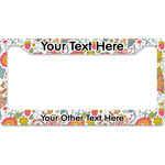 Wild Garden License Plate Frame - Style B (Personalized)