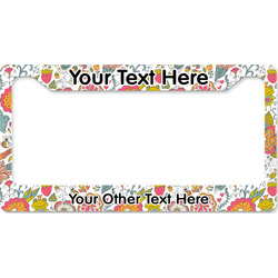 Wild Garden License Plate Frame - Style B (Personalized)