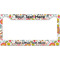 Wild Garden License Plate Frame - Style B (Personalized)