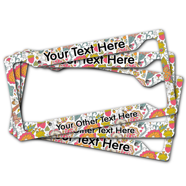 Wild Garden License Plate Frames - (PARENT MAIN)