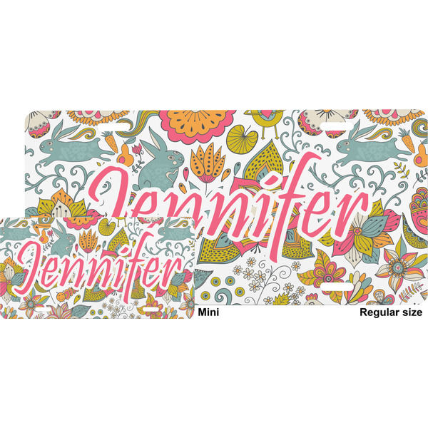 Wild Garden License Plate (Sizes)