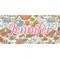 Wild Garden Front License Plate (Personalized)