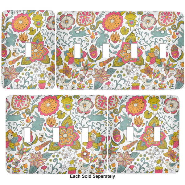 Wild Garden Light Switch Covers all sizes