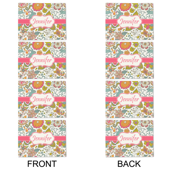 Wild Garden Linen Placemat - APPROVAL Set of 4 (double sided)