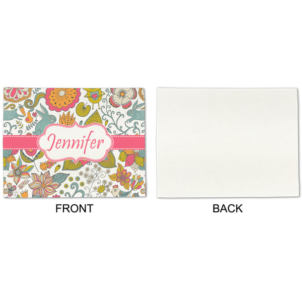 Wild Garden Linen Placemat - APPROVAL Single (single sided)