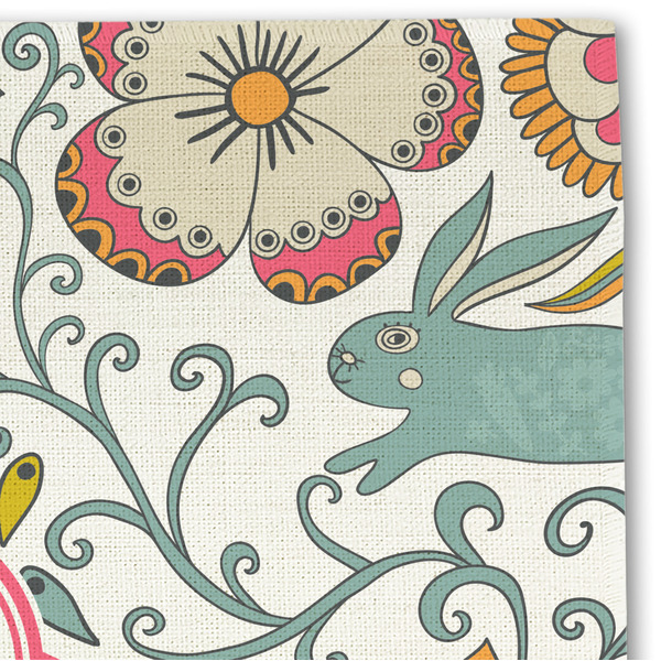 Wild Garden Linen Placemat - DETAIL