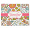 Wild Garden Single-Sided Linen Placemat - Single w/ Name or Text