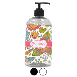 Wild Garden Plastic Soap / Lotion Dispenser (Personalized)