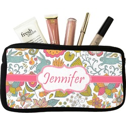 Wild Garden Makeup / Cosmetic Bag - Small (Personalized)