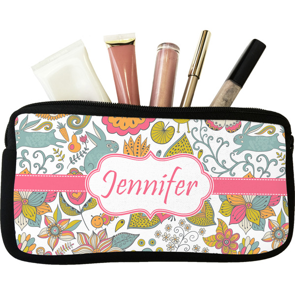 Custom Wild Garden Makeup / Cosmetic Bag - Small (Personalized)