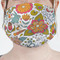 Wild Garden Mask - Pleated (new) Front View on Girl