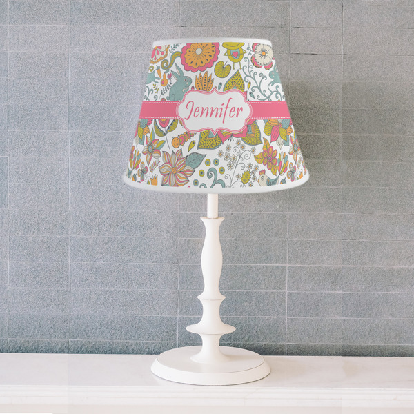 Wild Garden Poly Film Empire Lampshade - Lifestyle