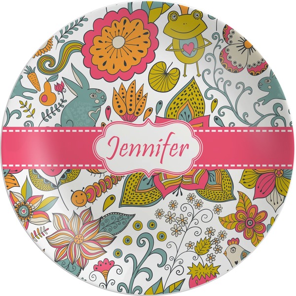 Custom Wild Garden Melamine Plate (Personalized)