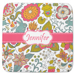 Wild Garden Memory Foam Bath Mat - 48"x48" (Personalized)