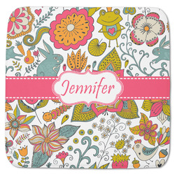 Wild Garden Memory Foam Bath Mat - 48"x48" (Personalized)