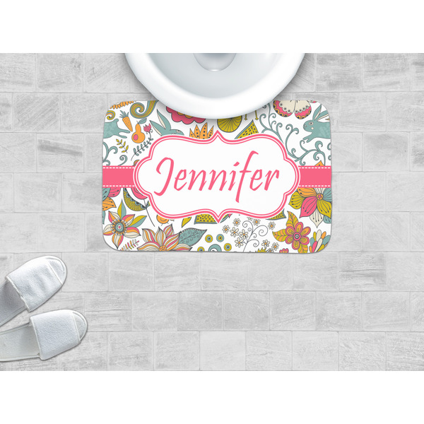 Wild Garden Memory Foam Bath Mat - LIFESTYLE