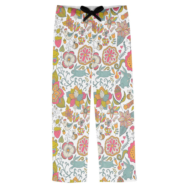 Custom Wild Garden Mens Pajama Pants - XL