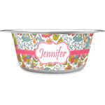 Wild Garden Stainless Steel Dog Bowl - Small (Personalized)