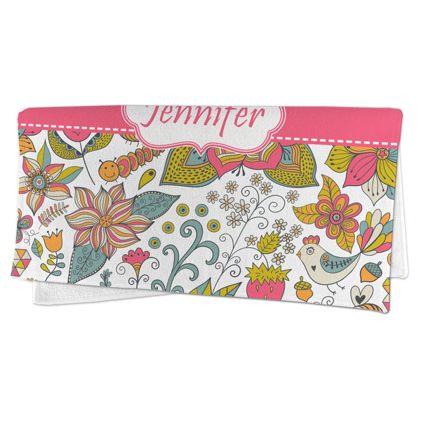 Wild Garden Microfiber Dish Rag - FOLDED (half)