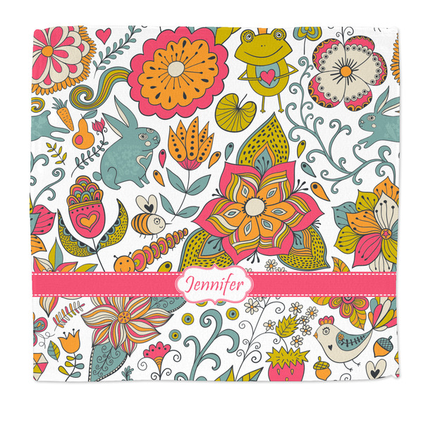 Custom Wild Garden Microfiber Dish Rag (Personalized)