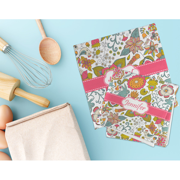 Wild Garden Microfiber Dish Rag - LIFESTYLE