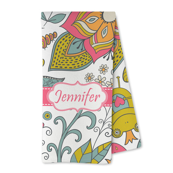 Custom Wild Garden Kitchen Towel - Microfiber (Personalized)