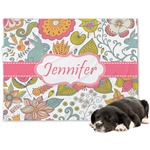 Wild Garden Dog Blanket - Large (Personalized)