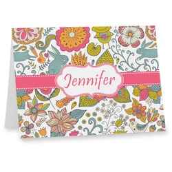 Wild Garden Note cards (Personalized)