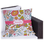 Wild Garden Outdoor Pillow - 16" (Personalized)