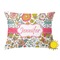 Wild Garden Outdoor Throw Pillow (Rectangular) (Personalized)