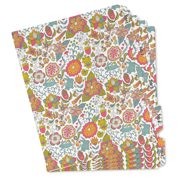 Custom Wild Garden Binder Tab Divider - Set of 5 (Personalized)