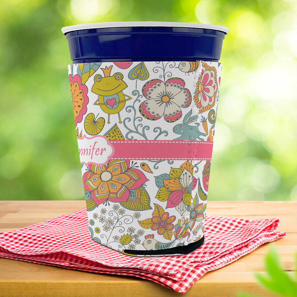 Wild Garden Party Cup Sleeves - with bottom - Lifestyle