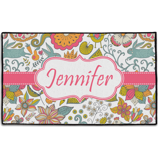 Custom Wild Garden Door Mat - 60"x36" (Personalized)