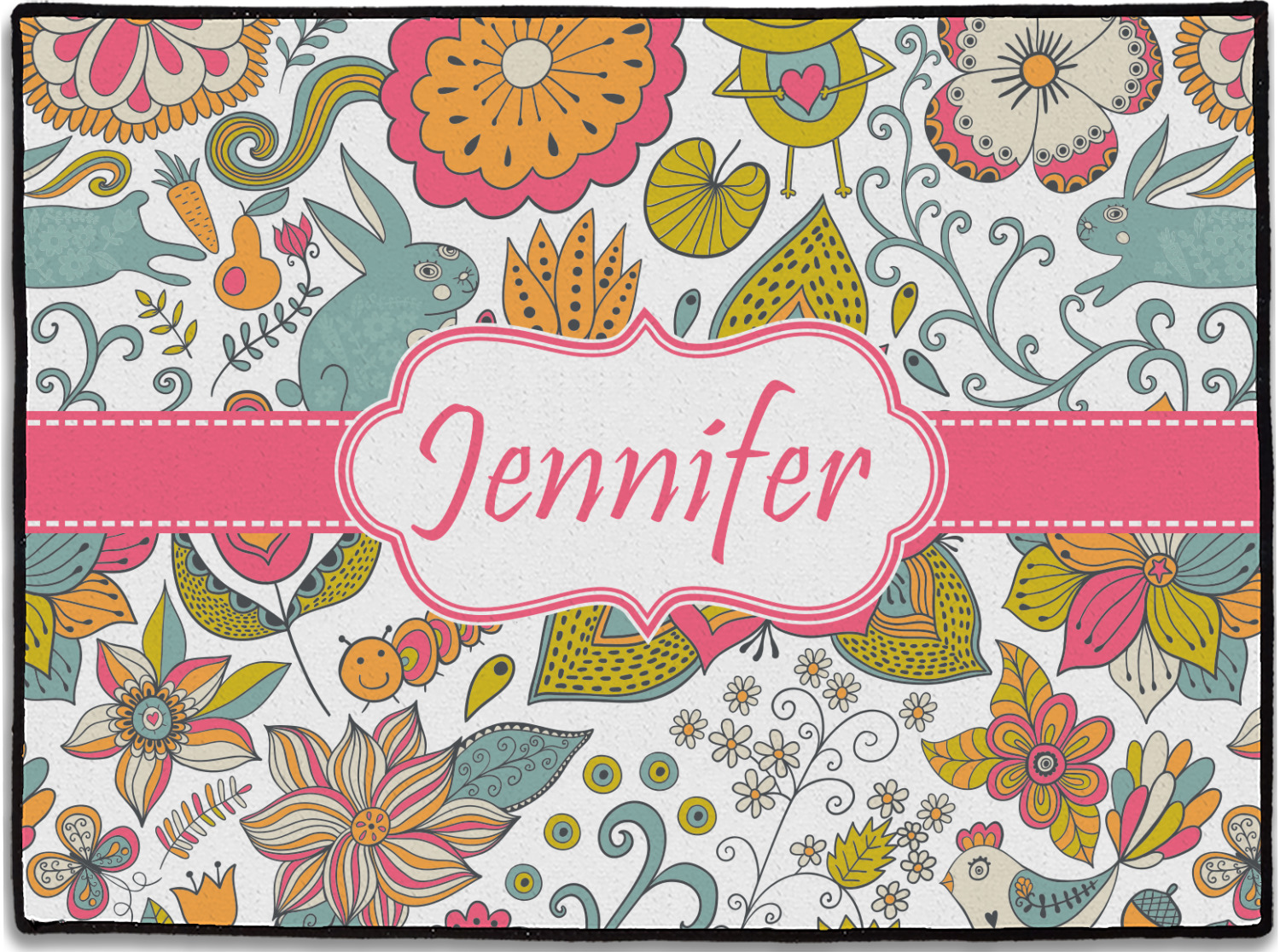 YouCustomizeIt Wild Garden Door Mat