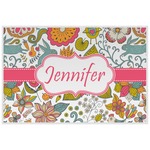 Wild Garden Laminated Placemat w/ Name or Text
