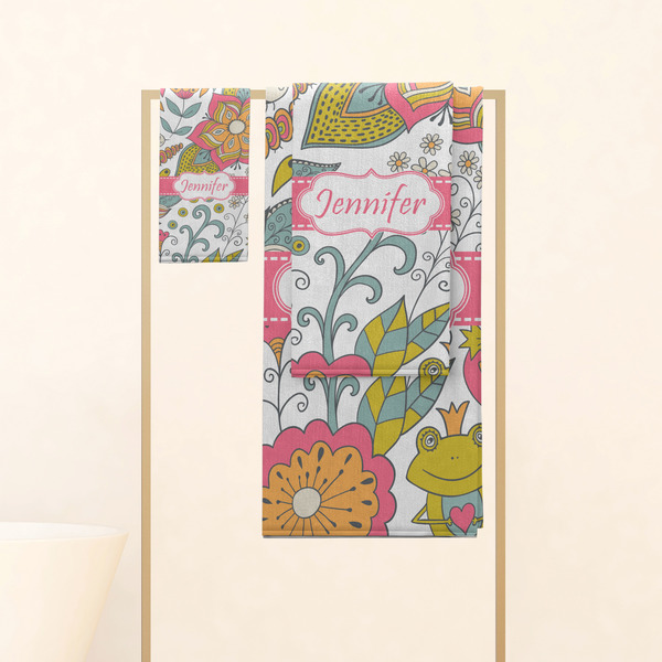 Wild Garden Personalized Towel Set