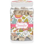 Wild Garden Dog Treat Jar (Personalized)