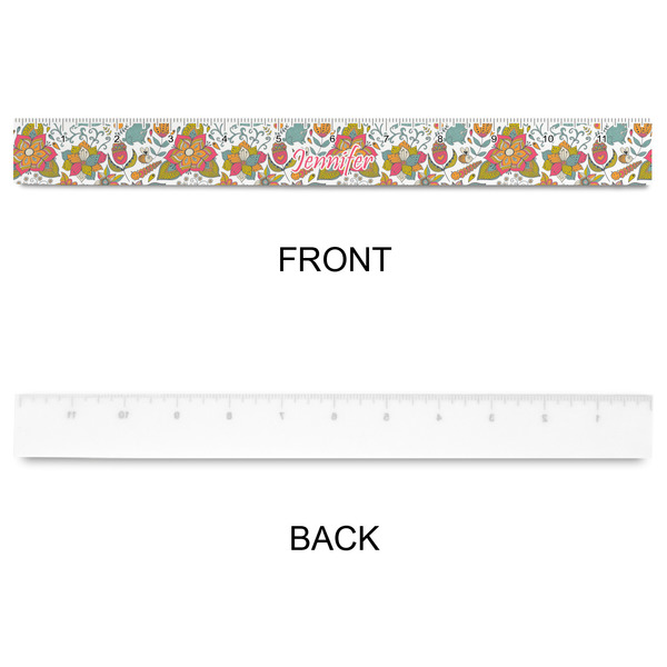Wild Garden Plastic Ruler - 12" - APPROVAL
