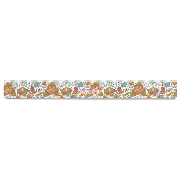 Wild Garden Plastic Ruler - 12" - FRONT