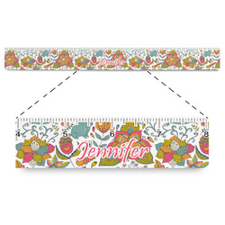 Wild Garden Plastic Ruler - 12" (Personalized)