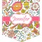 Wild Garden Iron On Faux Pocket (Personalized)