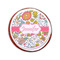 Wild Garden Printed Icing Circle - Small - On Cookie