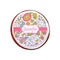 Wild Garden Printed Icing Circle - XSmall - On Cookie