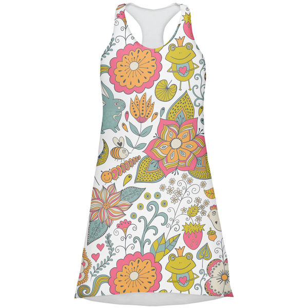 Custom Wild Garden Racerback Dress - Small