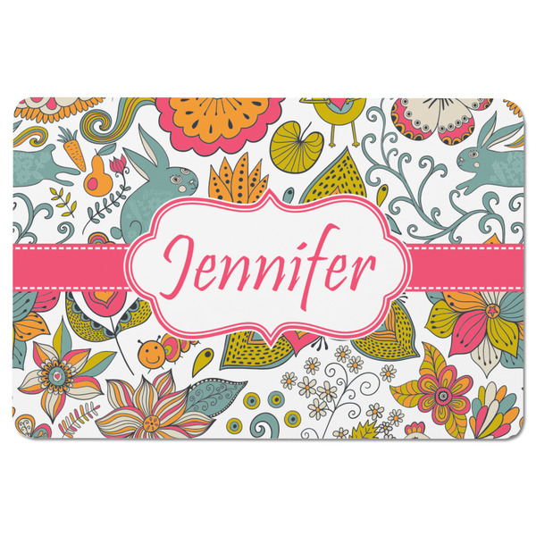 Wild Garden Rectangular Fridge Magnet - FRONT