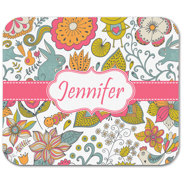 Wild Garden Rectangular Mouse Pad - APPROVAL