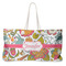 Wild Garden Large Rope Tote Bag - Front View