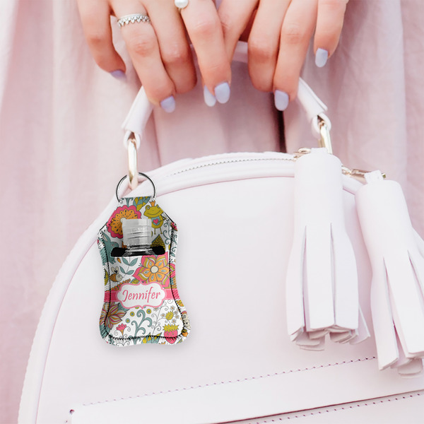 Wild Garden Sanitizer Holder Keychain - Small (LIFESTYLE)