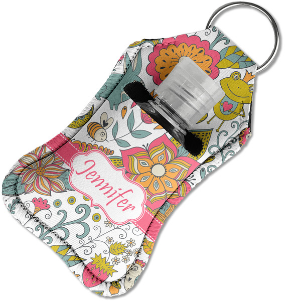 Wild Garden Sanitizer Holder Keychain - Small in Case